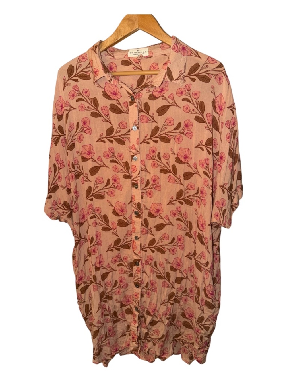 Waiwaolani Hawaii Dress XL Floral